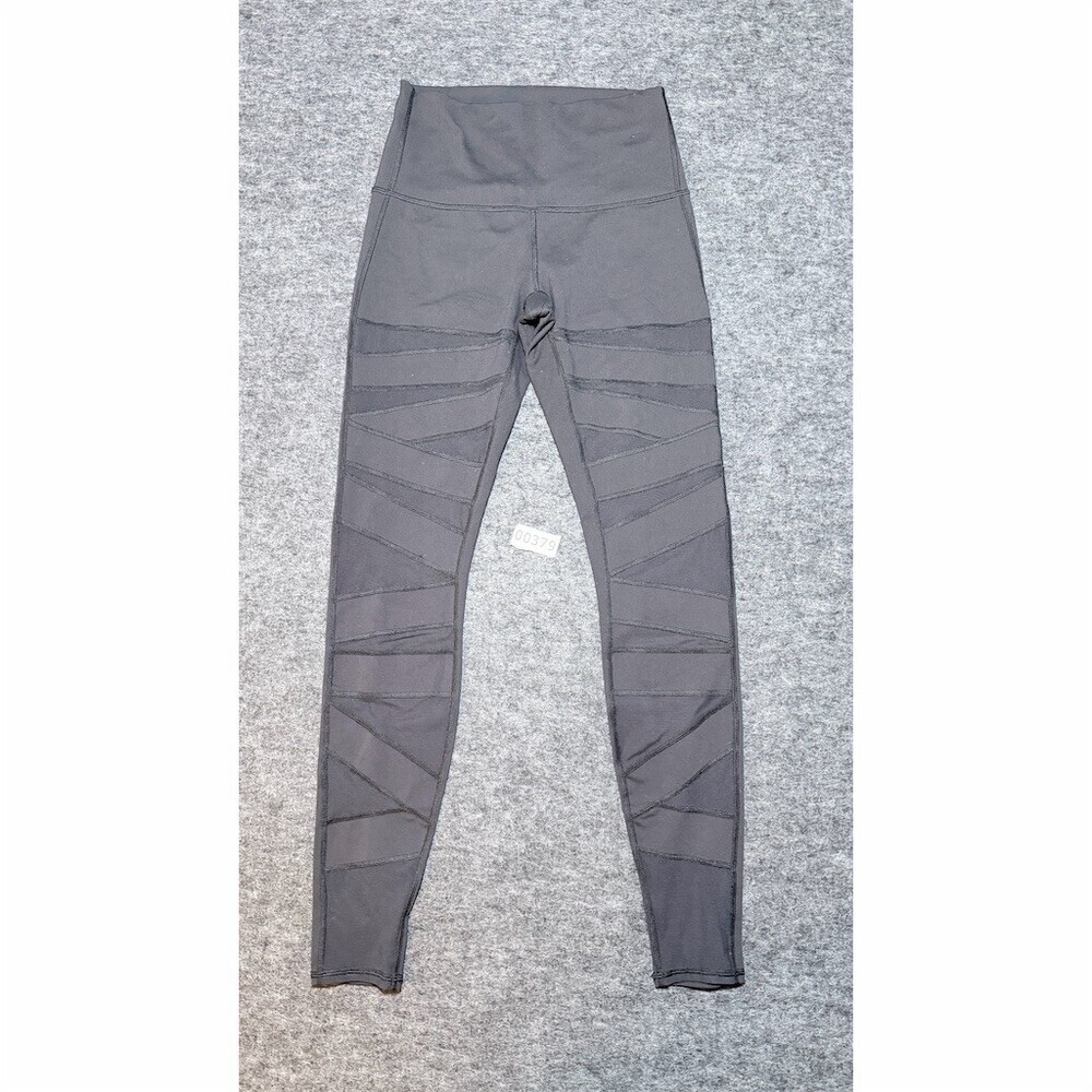 Lululemon Wunder Under Hi-Rise Tech Mesh Leggings Womens Size 8 Black
